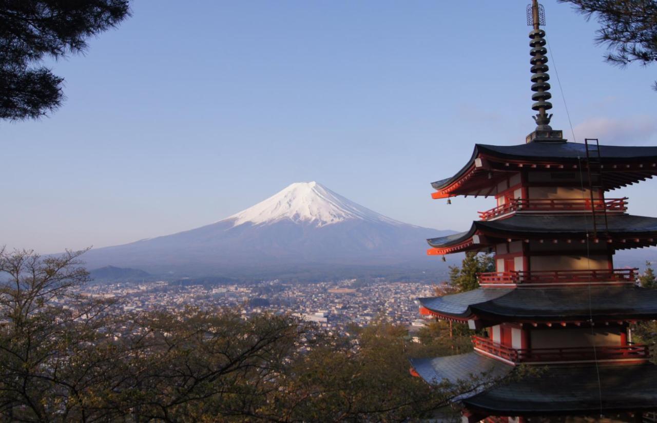富士山結アパートメント Fujiyoshida Exteriör bild